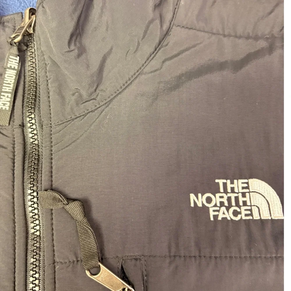 The North Face Mens Fleece‎ Vest Black Blue Full Zip Pockets Size XL TG